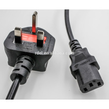 UK-Netzstecker BS-Netzkabel mit C13-Stecker